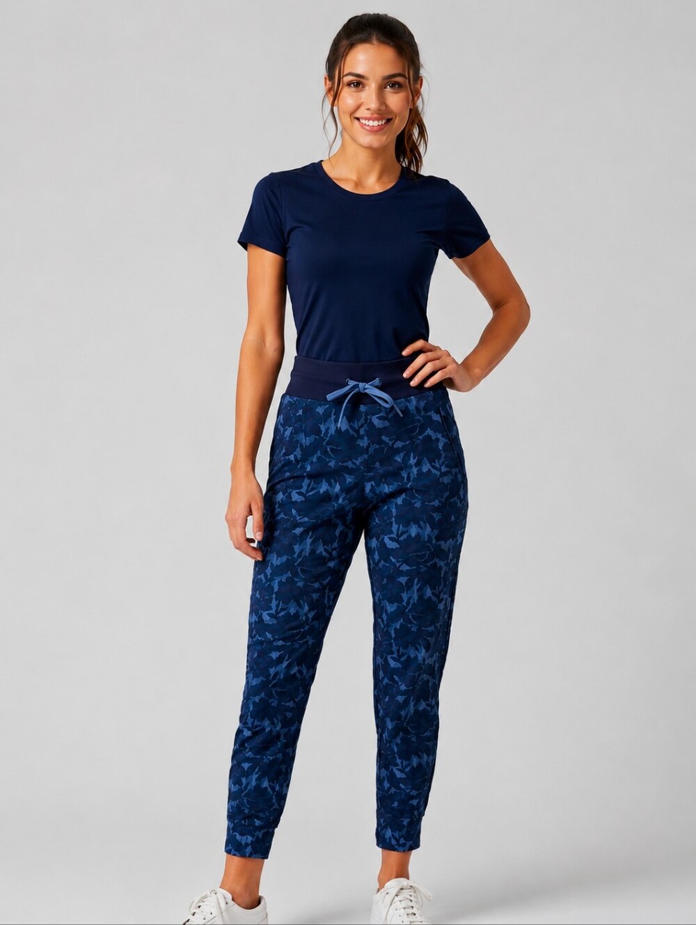 ❤️ ATHLETA TREKKIE NORTH HIGH RISE PRINTED JOGGER PANTS, 0 (25)
